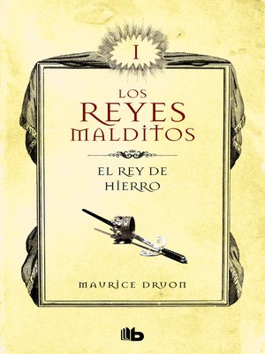 cover image of El rey de hierro (Los Reyes Malditos 1)